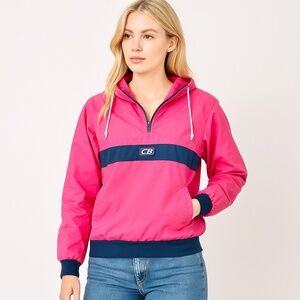 CB Women's Vibrant Pink Bomber Jacket